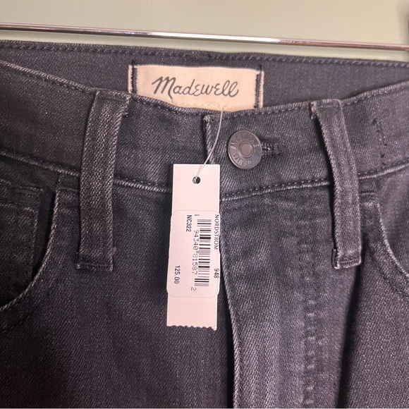 Madewell Black Roadtripper High Rise Jeans Size 24 Stretch Denim NWT - Picture 10 of 10
